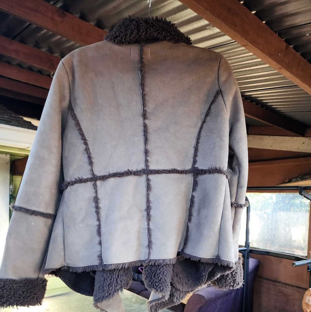 Rd style Grey sherpa jacket - Picture 3 of 6